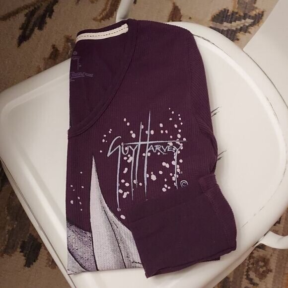 Guy Harvey Waffle thermal top - Picture 2 of 4